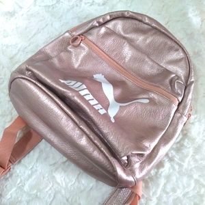 puma pink shimmer backpack